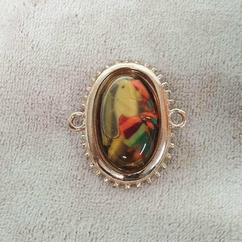 Sarika Golden Tongue Charm for Powerful Communication | Thailand Amulet ใส่กรอบชุบพิ้งค์