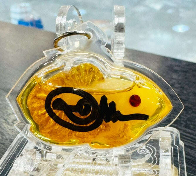 Authentic Pla Kad Sarapat Amulet - Powerful Pla Kad Sarapat Amulet by Luang Pho Mian Kallayano, Encased in Herbal Oil, 3.7x4.8 cm, Fully Consecrated