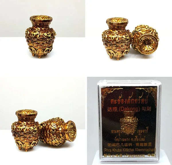 Powerful Wealth-Attracting Takong Dak Sap Amulet by Phra Kruba Kittichai Khemchari, Wat Pang Makong, Chiang Dao, Chiang Mai