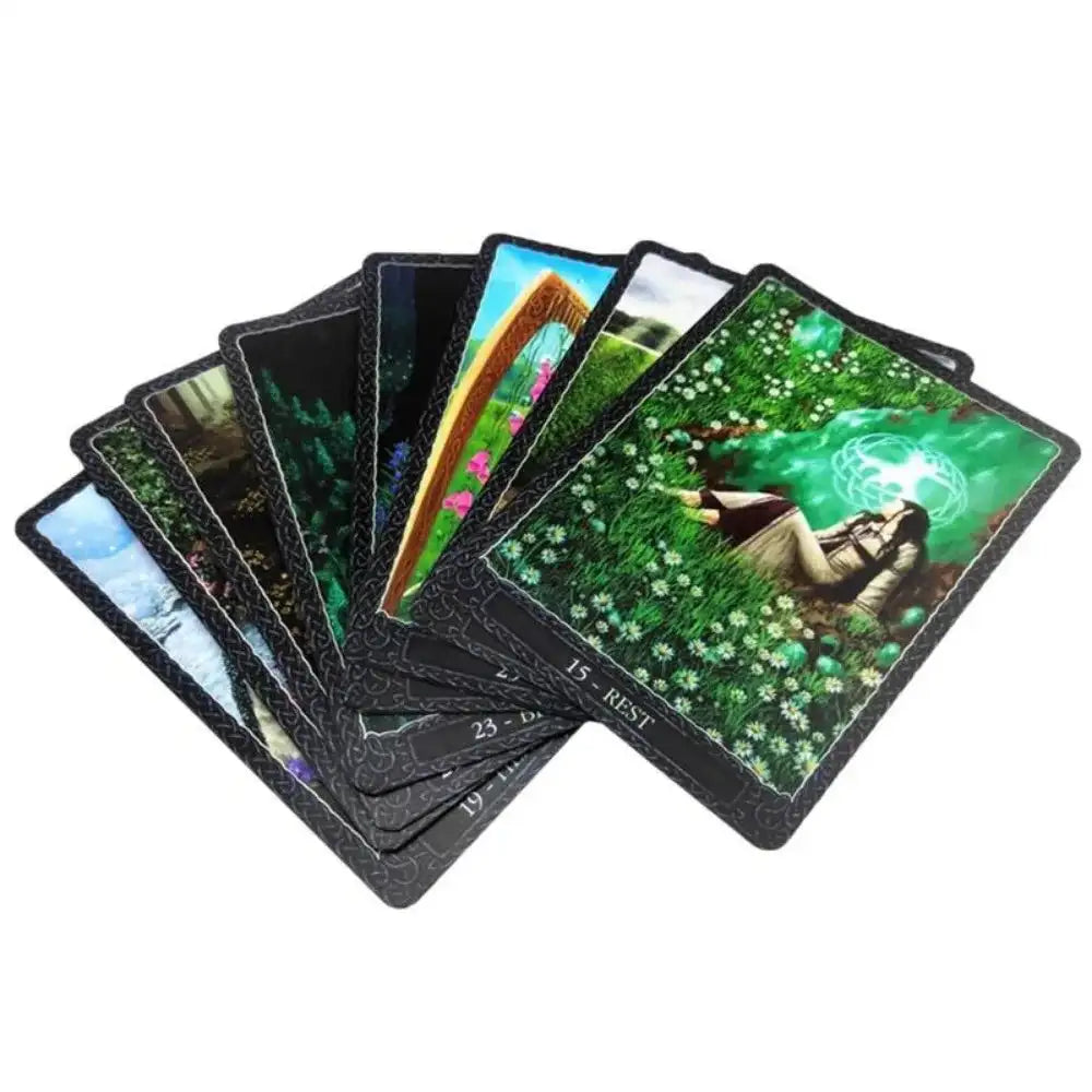 Premium 78-Card Tarot Deck with Durable Storage Box | Classic Rider Waite Style | Complete Divination Set