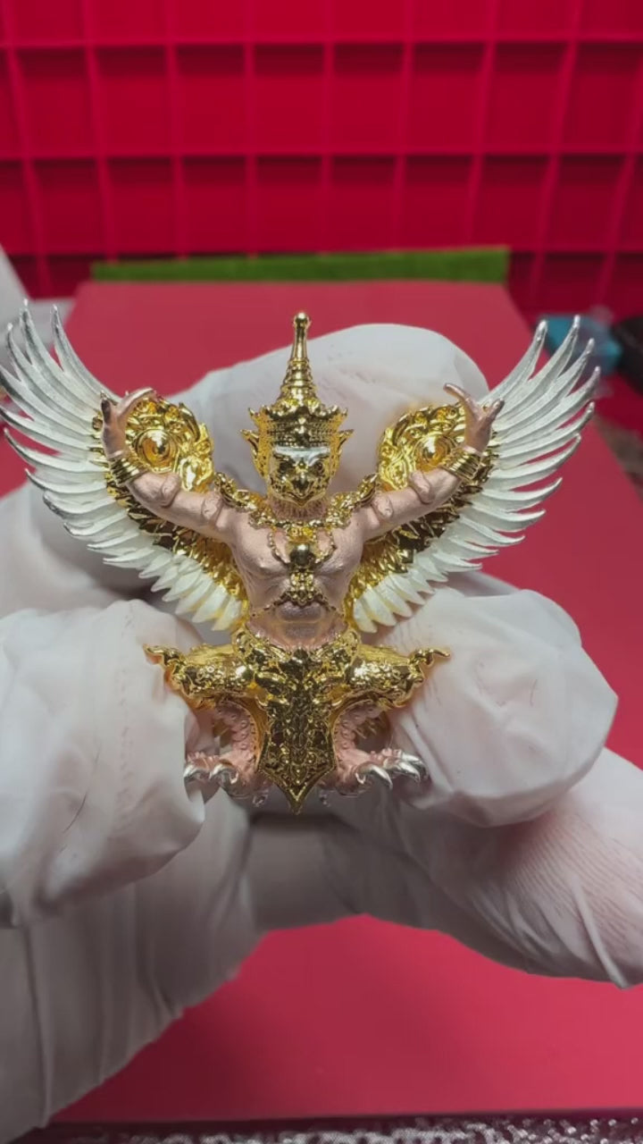 🦅 Phaya Krut "Chana Man" (Conqueror of Evil) - 5th Edition: 3K Sacred Chanuan Metal – Wat Krut Tharam, Ayutthaya – Victory & Wealth Amulet