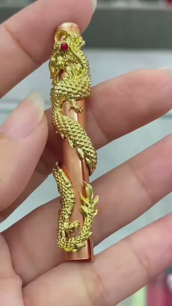 ✨ Thousand-Billion Dragon Takrut Amulet – Supreme Protection & Prosperity by Luang Pho Supoj, Wat Srisongtham
