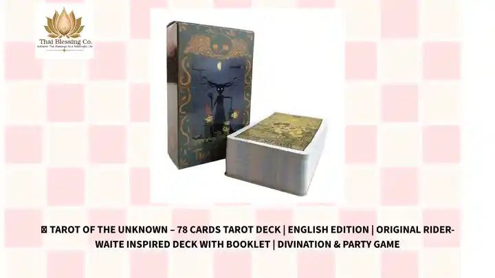 🌌 Tarot of the Unknown &ndash; 78 Cards Tarot Deck | English Edition | Original Rider-Waite Inspired Deck with Booklet | Divination & Party Game by@Outfy