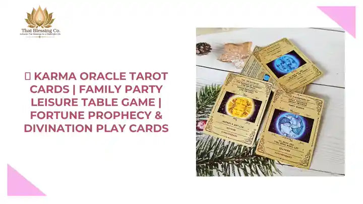 🔮 Karma Oracle Tarot Cards | Family Party Leisure Table Game | Fortune Prophecy &amp; Divination Play Cards by@Outfy