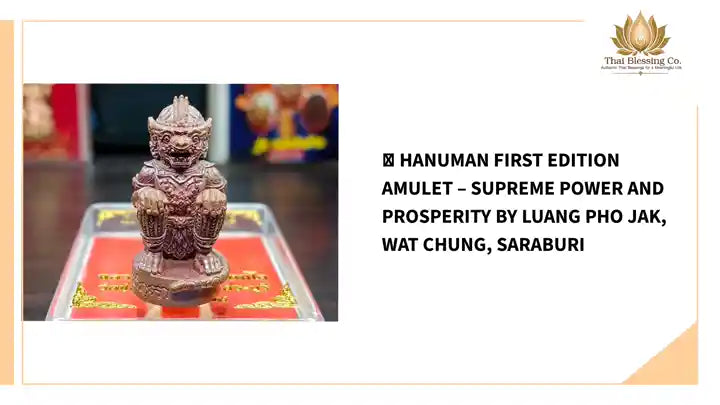 🎯 Hanuman First Edition Amulet &ndash; Supreme Power and Prosperity by Luang Pho Jak, Wat Chung, Saraburi by@Outfy