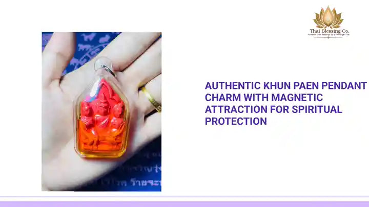 Authentic Khun Paen Pendant Charm with Magnetic Attraction for Spiritual Protection by@Outfy