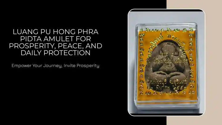 Luang Pu Hong Phra Pidta Amulet for Prosperity, Peace, and Daily Protection by@Outfy