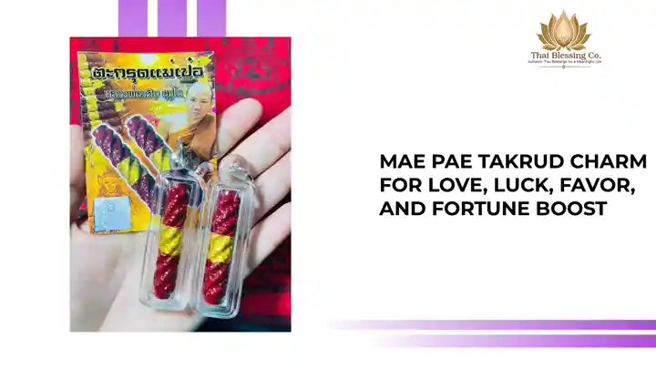 Mae Pae Takrud Charm for Love, Luck, Favor, and Fortune Boost by@Outfy