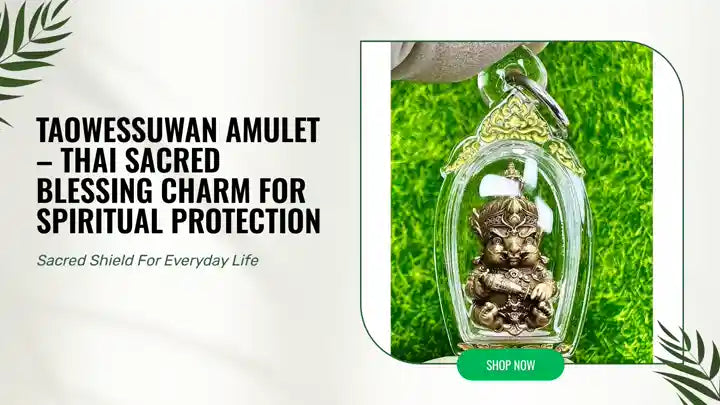 Taowessuwan Amulet &ndash; Thai Sacred Blessing Charm for Spiritual Protection by@Outfy