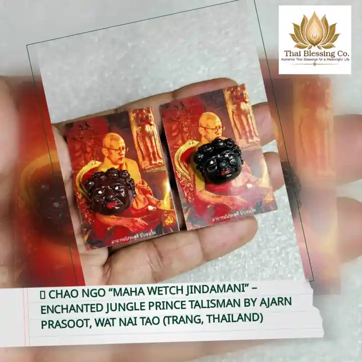 🧿 Chao Ngo &ldquo;Maha Wetch Jindamani&rdquo; &ndash; Enchanted Jungle Prince Talisman by Ajarn Prasoot, Wat Nai Tao (Trang, Thailand) by@Outfy
