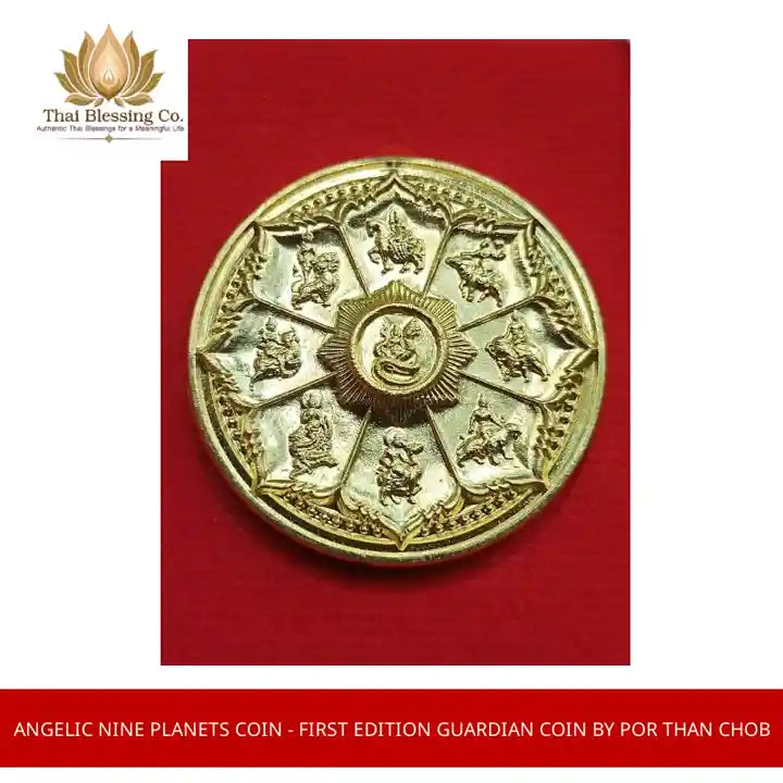 Angelic Nine Planets Coin - First Edition Guardian Coin by Por Than Chob by@Outfy