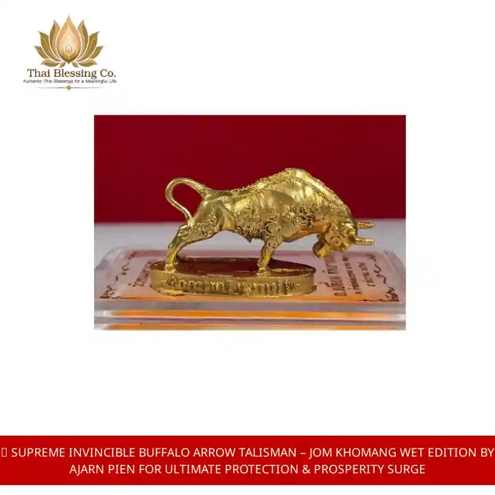 ✨ Supreme Invincible Buffalo Arrow Talisman &ndash; Jom Khomang Wet Edition by Ajarn Pien for Ultimate Protection &amp; Prosperity Surge by@Outfy