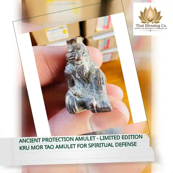 Ancient Protection Amulet - Limited Edition Kru Mor Tao Amulet for Spiritual Defense by@Outfy