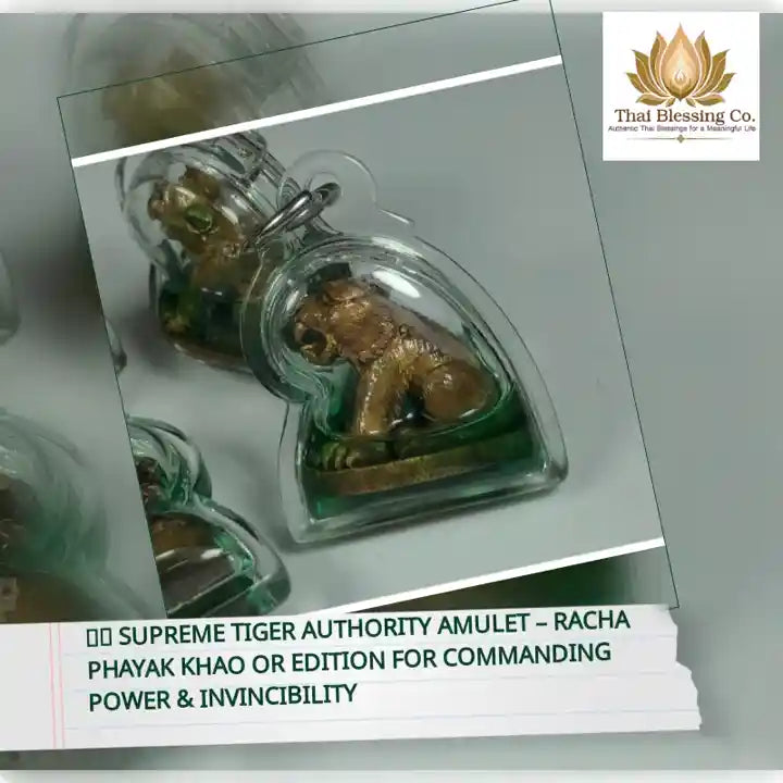 🐯👑 Supreme Tiger Authority Amulet &ndash; Racha Phayak Khao Or Edition for Commanding Power &amp; Invincibility by@Outfy