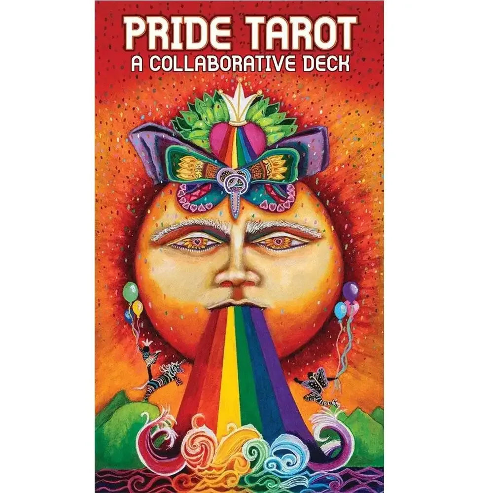 Pride Tarot Cards – 78 Cards | English Version | Compact 10.3 x 6 cm | Collaborative LGBTQ+ Divination Deck