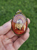 💖 Primal Attraction & Destiny Binding: The Sacred Locket In Koo Sakot Kam in "Prai Wassana" Mystical Oil – Masterpiece by Ajarn Ton Rak (2561 BE Edition)