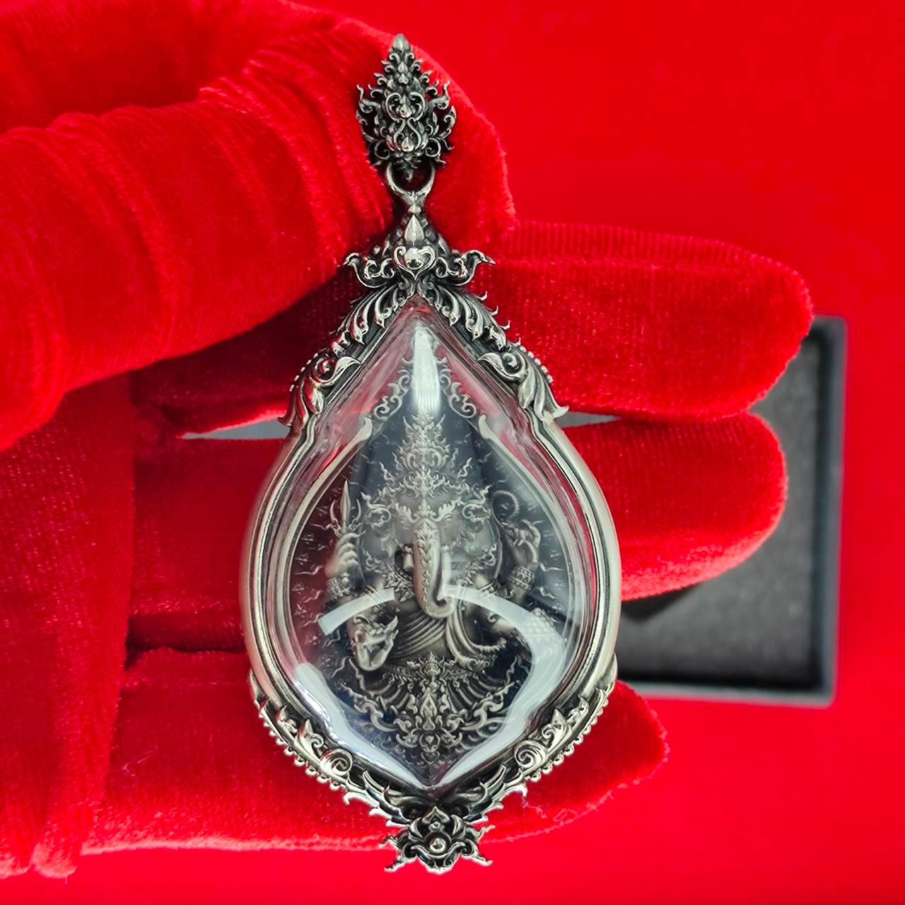 Prosperity Ganesh Pendant - Authentic Thai Ganesha Amulet from Thailand