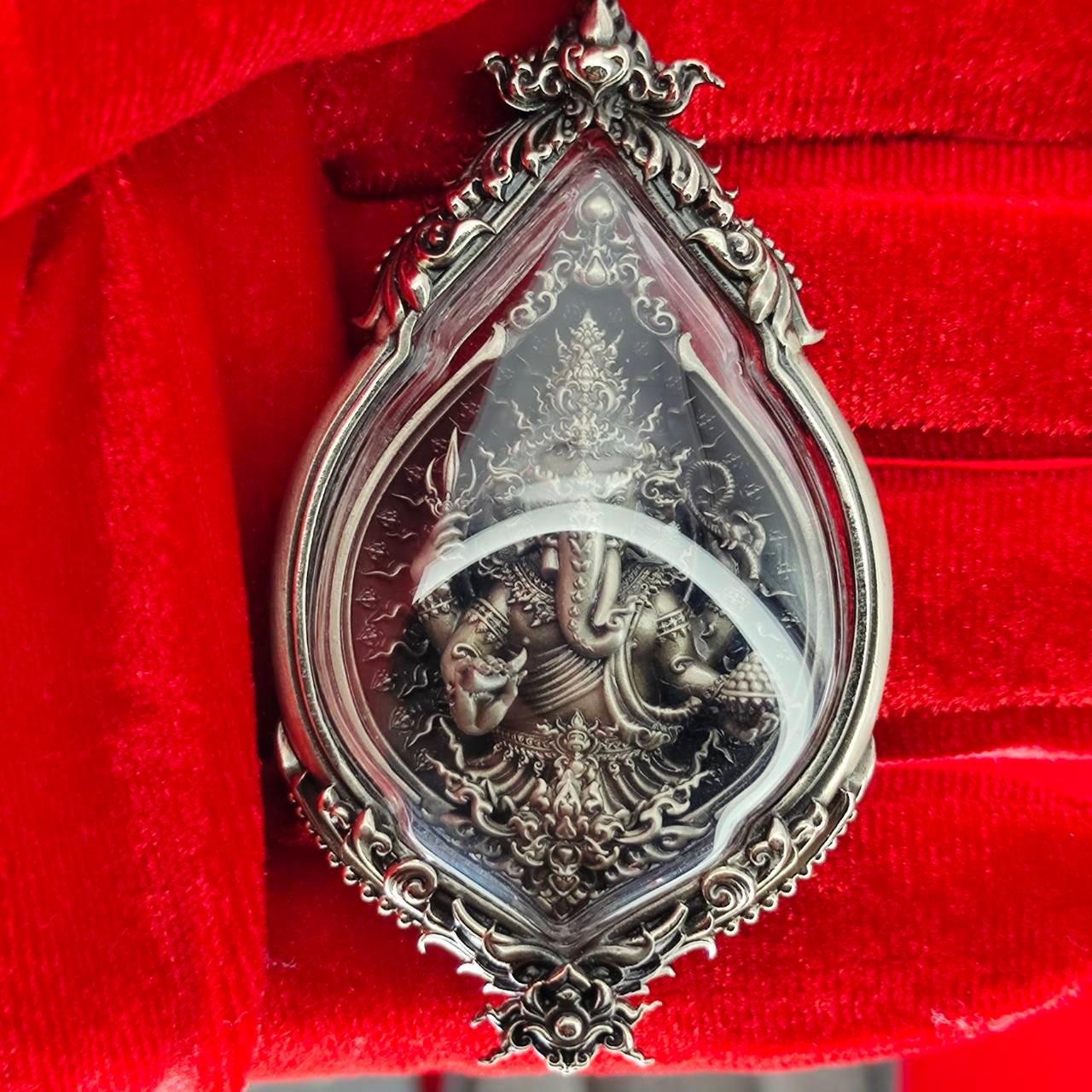 Prosperity Ganesh Pendant - Authentic Thai Ganesha Amulet from Thailand