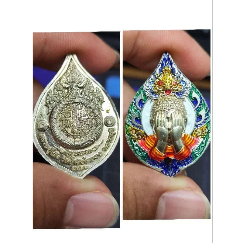 Prosperity Victory Talisman Phuttha Silp Phra Pidta Chana Jon from Thailand Color