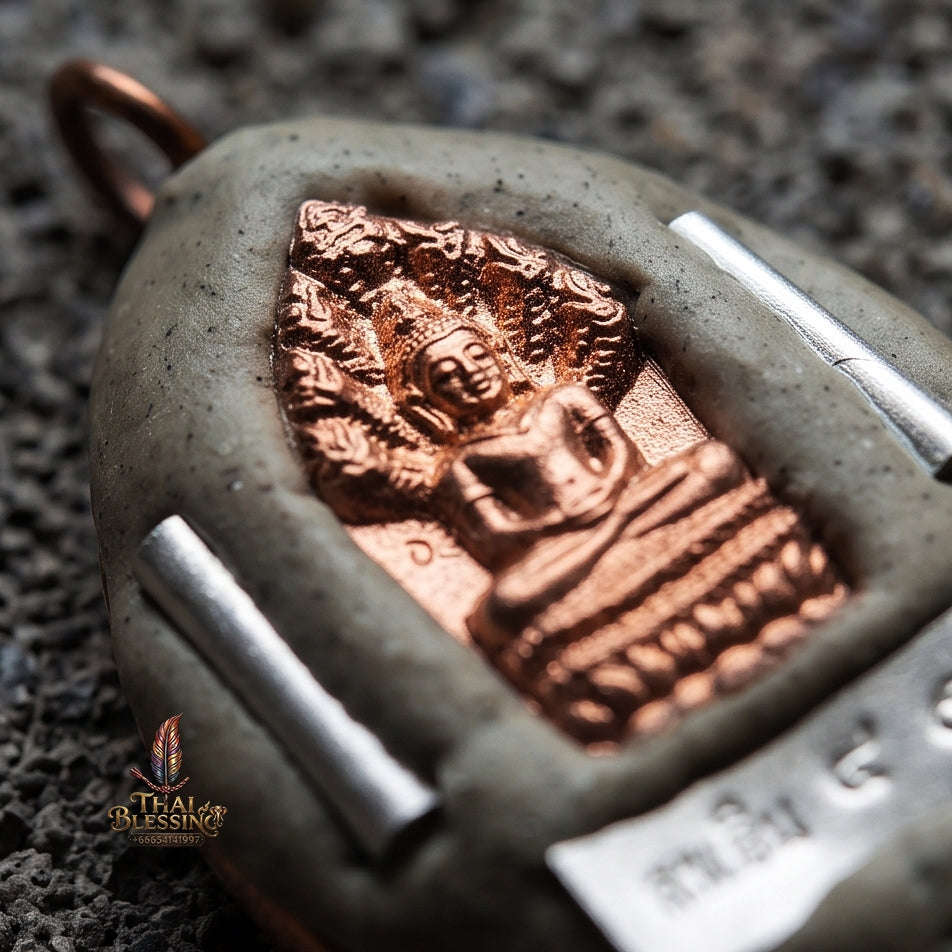 Protective & Evil Busting Bia Gae Magic Shell - Luang Pu Im Wat Thung Na Mai Unlock Ancient Southern Magic, Supreme Warding Sorcery & Unyielding Sacred Shielding Thai Blessing Co By RURUECHA