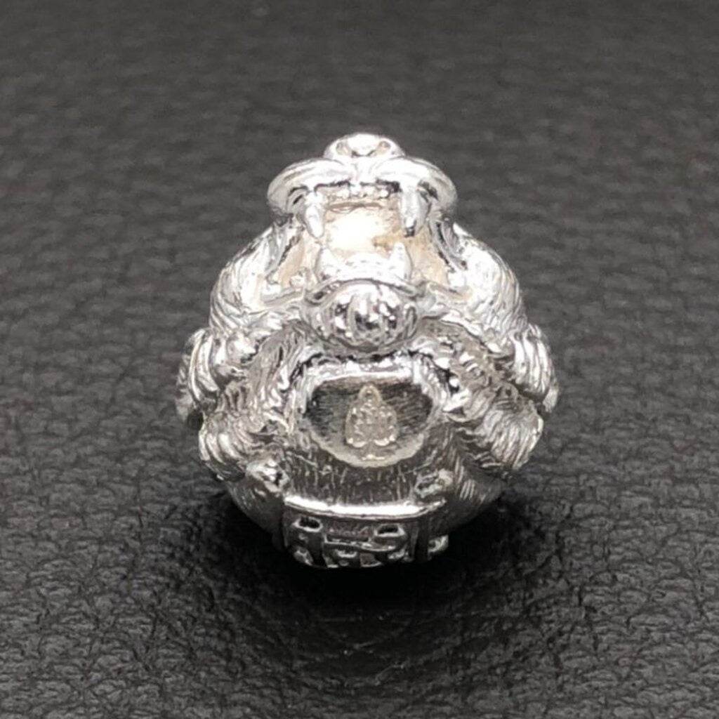 Si Hu Ha Ta bracelet by Master Subin featuring an intricately designed silver charm