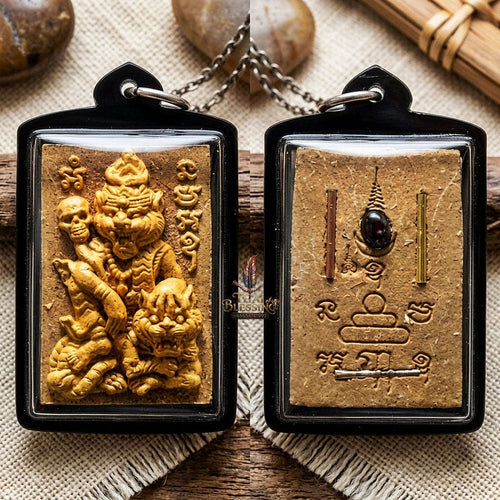 Puu Suea Chao Saney Thai Amulet Protection talisman good luck charm spiritual jewelry Sovereign Tiger Hermit Charm & Sacred Herbal Sorcery Puu Suea Chao Saney Thai Blessing Co By RURUECHA