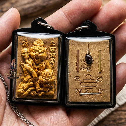 Puu Suea Chao Saney Thai Amulet Protection talisman good luck charm spiritual jewelry Sovereign Tiger Hermit Charm & Sacred Herbal Sorcery Puu Suea Chao Saney Thai Blessing Co By RURUECHA