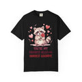 Raccoon Valentine T-Shirt | Youre My Favorite Hello Hardest Goodbye Graphic Tee Black