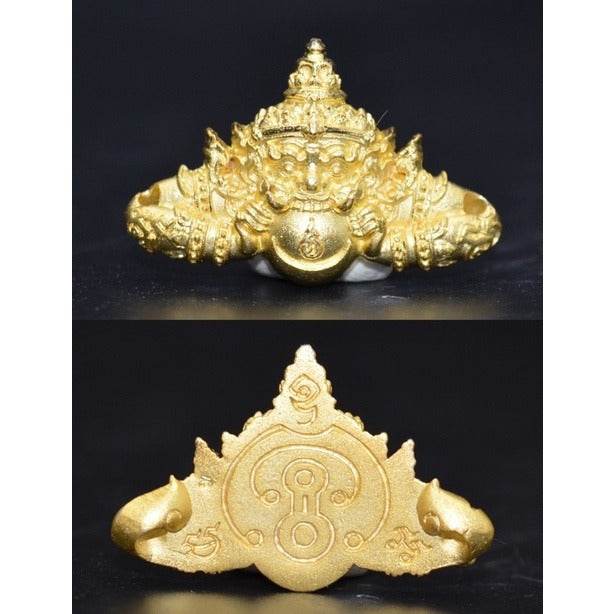 Rahu Amulet for Wealth – Authentic Thai Religious Decor ร้านค้าของฉัน แบล็ค ทอง ชุบทอง แบล็ค ทอง-ชุบทอง-