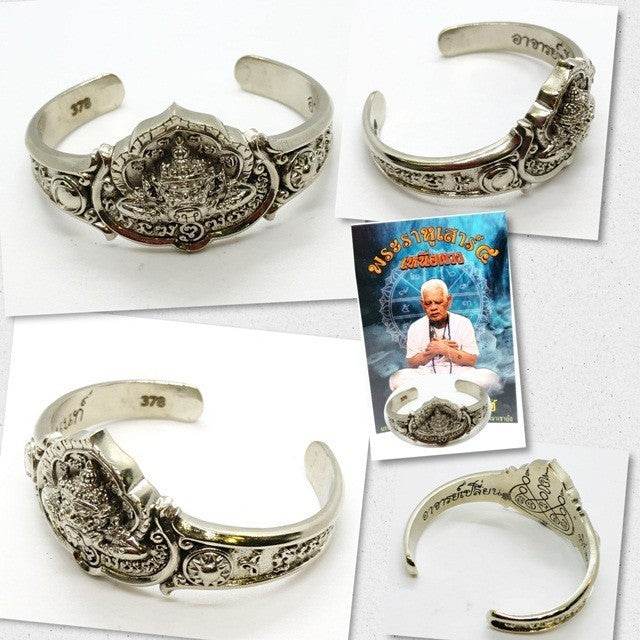 Rahu Charm Bracelet - Saturn 5 Edition for Superior Protection, Fortune, and Influence