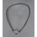 Rahu Power Necklace - Authentic Amulet for Wealth & Luck by Ajarn Plian, Khao Or Master Black Rahu Red Moon
