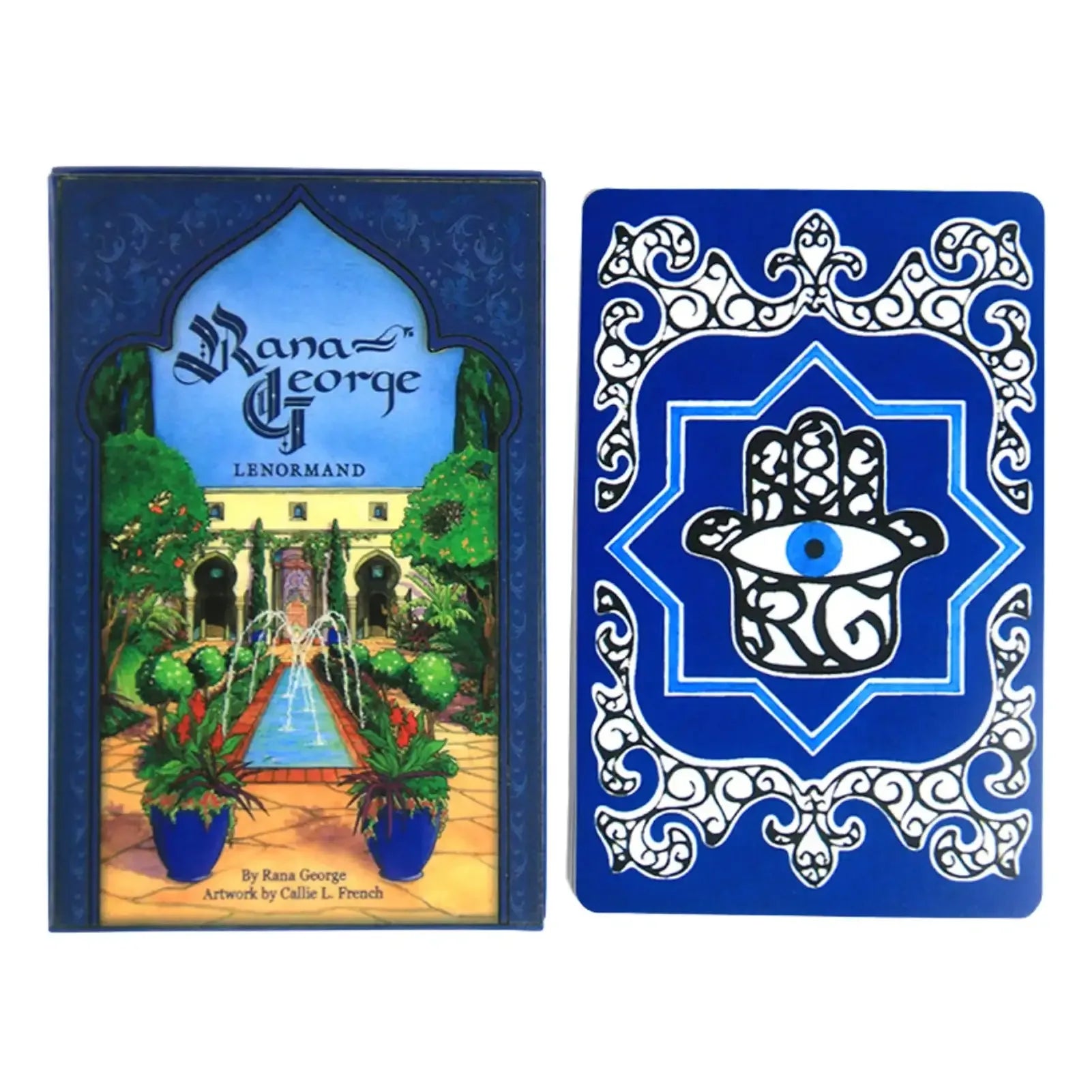 🌿Rana George Lenormand – Exquisite 42-Card Oracle Deck Inspired by Lebanese Folklore, Featuring Deluxe Gold Foil and Pearlized Cards