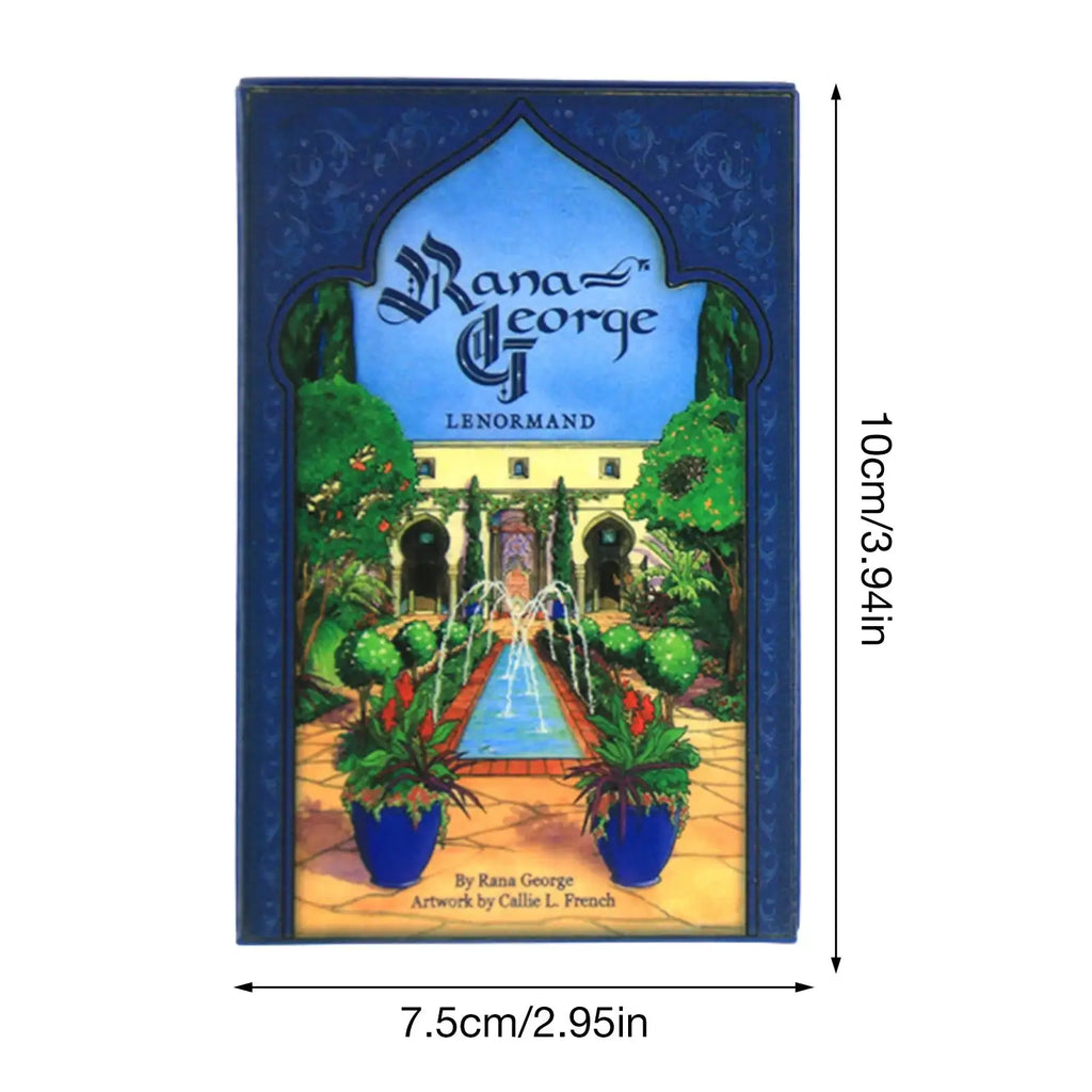 🌿Rana George Lenormand – Exquisite 42-Card Oracle Deck Inspired by Lebanese Folklore, Featuring Deluxe Gold Foil and Pearlized Cards