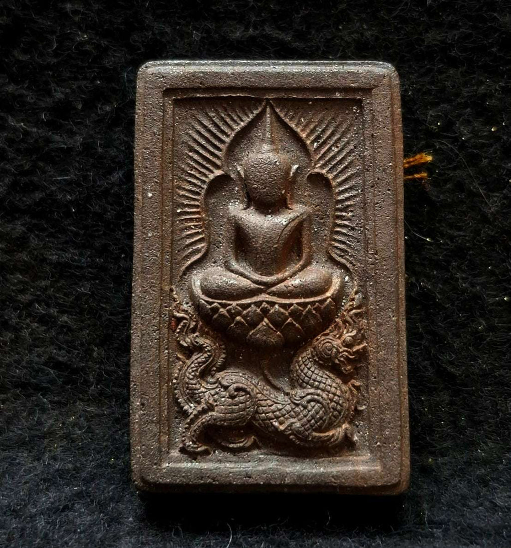 ✨ Rare Authentic Thai Amulet Somdej Waek Marn Ananta Sub – Sacred Earth & Mineral Powder Pendant Backed with Copper Phra Pidta by Luang Phor Jai Wat Phraya Yat for Ultimate Opportunity & Protection Alignment Thai Blessing Co By RURUECHA