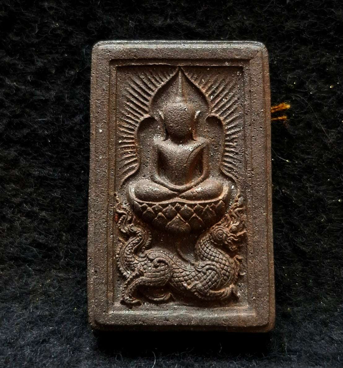 ✨ Rare Authentic Thai Amulet Somdej Waek Marn Ananta Sub – Sacred Earth & Mineral Powder Pendant Backed with Copper Phra Pidta by Luang Phor Jai Wat Phraya Yat for Ultimate Opportunity & Protection Alignment Thai Blessing Co By RURUECHA