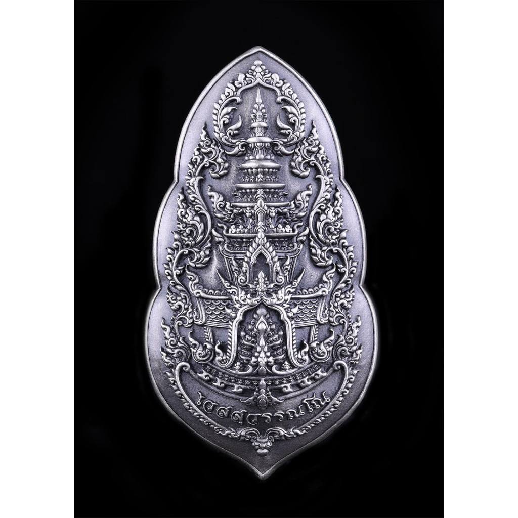 Rare Vessavana amulet Thailand designed with intricate details and spiritual symbols for protection and good fortune