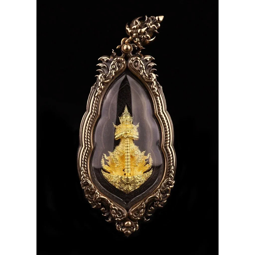 Thao Wessuwan Amulet for Authentic Protection and Prosperity Vessavana 1.2