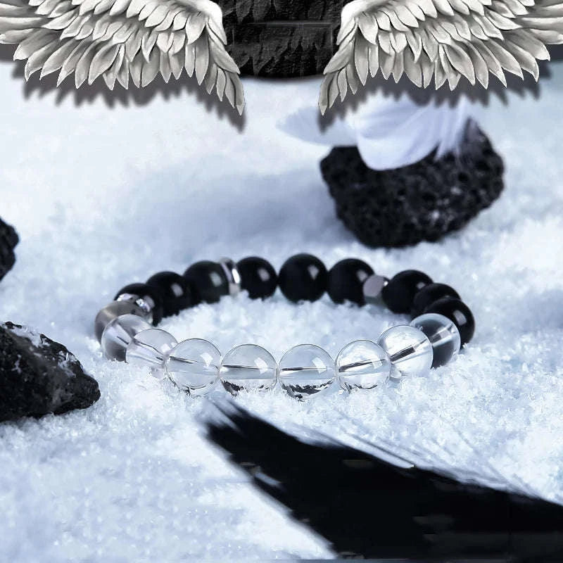 ✨ Real Natural Red Tiger Eye Stone Bead Bracelet – Handmade Zircon Accent Jewelry for Men & Women, Perfect Gift for Girlfriend – Wholesale Quality 23 8 mm Beads