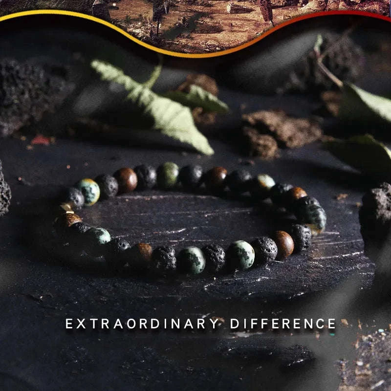 ✨ Real Natural Red Tiger Eye Stone Bead Bracelet – Handmade Zircon Accent Jewelry for Men & Women, Perfect Gift for Girlfriend – Wholesale Quality 33 8 mm Beads