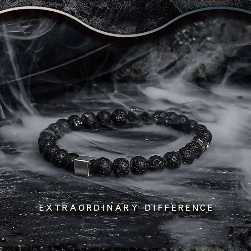 ✨ Real Natural Red Tiger Eye Stone Bead Bracelet – Handmade Zircon Accent Jewelry for Men & Women, Perfect Gift for Girlfriend – Wholesale Quality 14 8 mm Beads