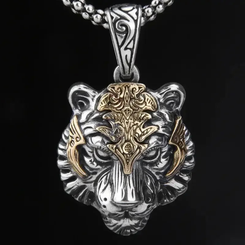 ✨ Retro Seven Angels Magic Circle Solomon's Seal Necklace Pendant – Personalized Lucky Amulet Men’s Punk Spiritual Jewelry LZ8016