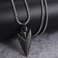 ✨ Retro Seven Angels Magic Circle Solomon's Seal Necklace Pendant – Personalized Lucky Amulet Men’s Punk Spiritual Jewelry AL13335-silver