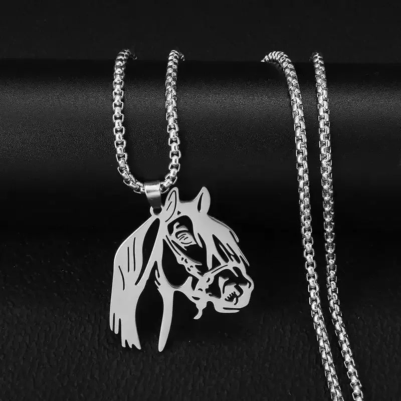 ✨ Retro Seven Angels Magic Circle Solomon's Seal Necklace Pendant – Personalized Lucky Amulet Men’s Punk Spiritual Jewelry AL19041-Silver