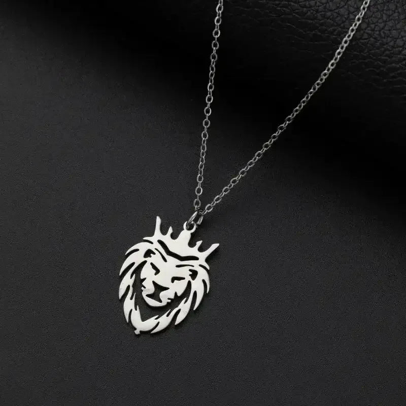 ✨ Retro Seven Angels Magic Circle Solomon's Seal Necklace Pendant – Personalized Lucky Amulet Men’s Punk Spiritual Jewelry AL18293-silver