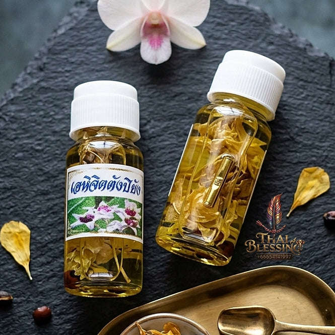 Roi Rak Enchanted Oil by Luang Ta Ruam at Wat Khok Samran | Unstoppable Love, Wealth & Charisma Enhancer!