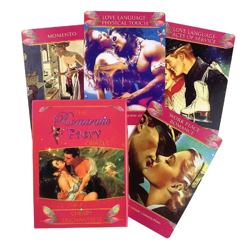 🧚♀️ Romantic Faery Oracle Cards – Whimsical Tarot Deck Inspired by Romance and Faery Lore, Complete with Guidebook for Love & Life Guidance