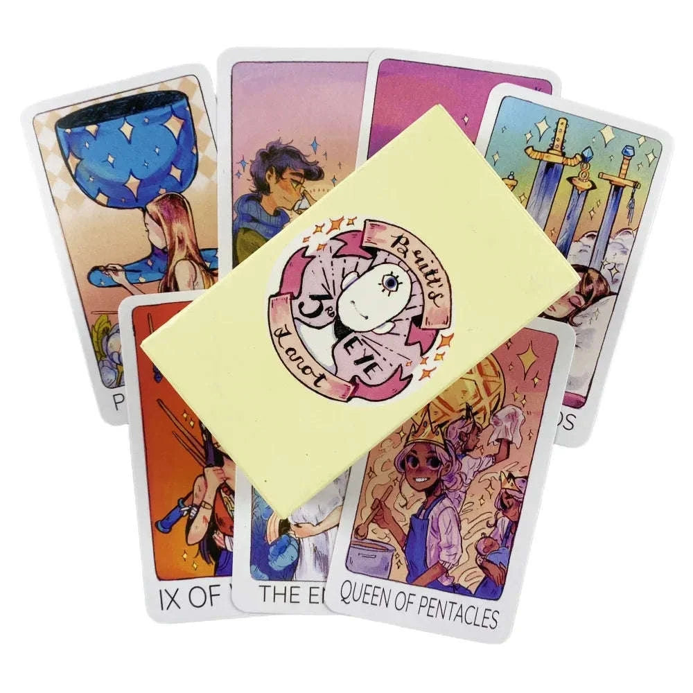 💖 Romantic Love Fairy Tarot & Oracle – Elegant 78-Card Deck Featuring Enchanting Fairy-Themed Art for Intuitive Readings and Social Gaming TT87