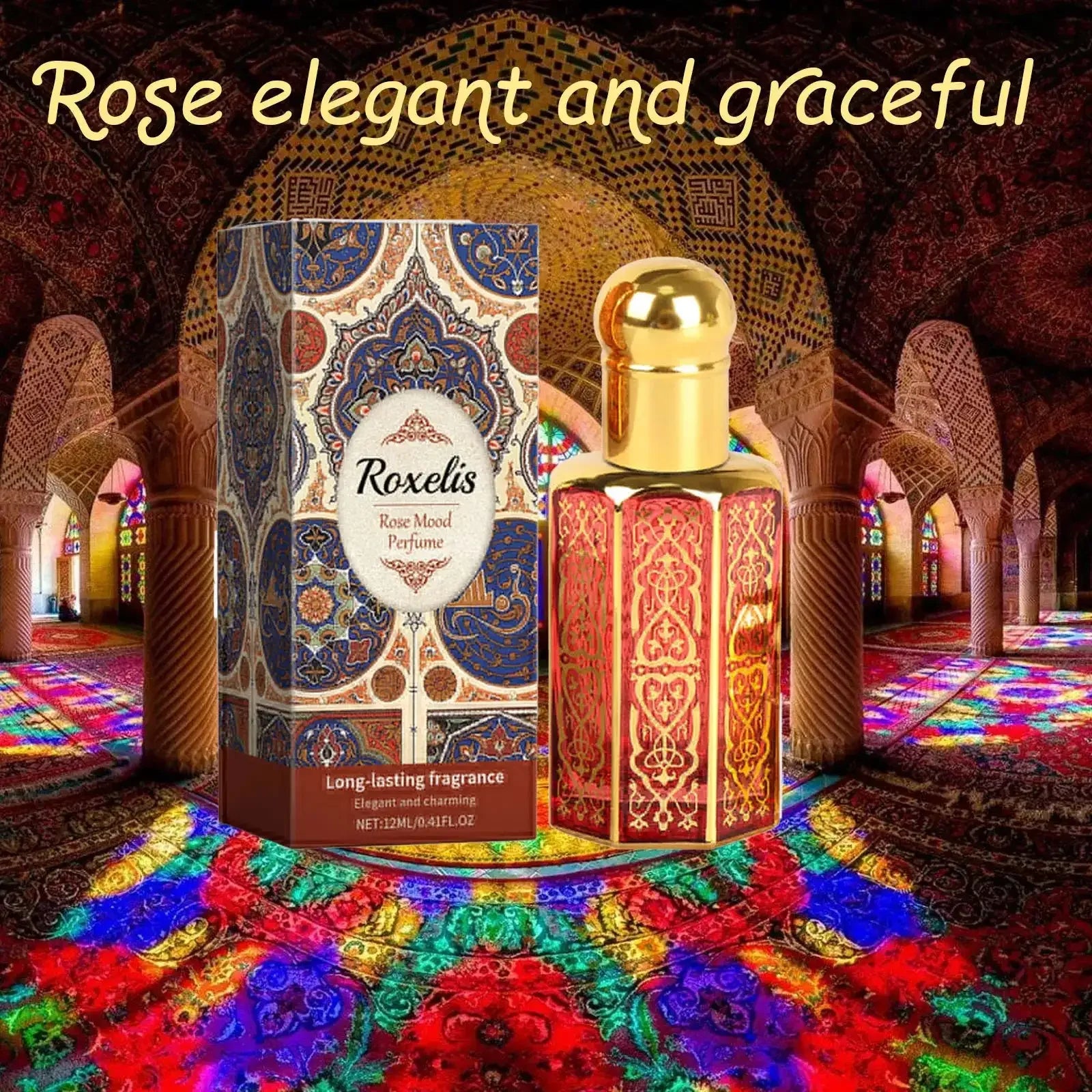 🌹 Roxelis Unisex Arabian Perfume Set – Long-Lasting Elegant Fragrances for Daily Wear & Gifting A