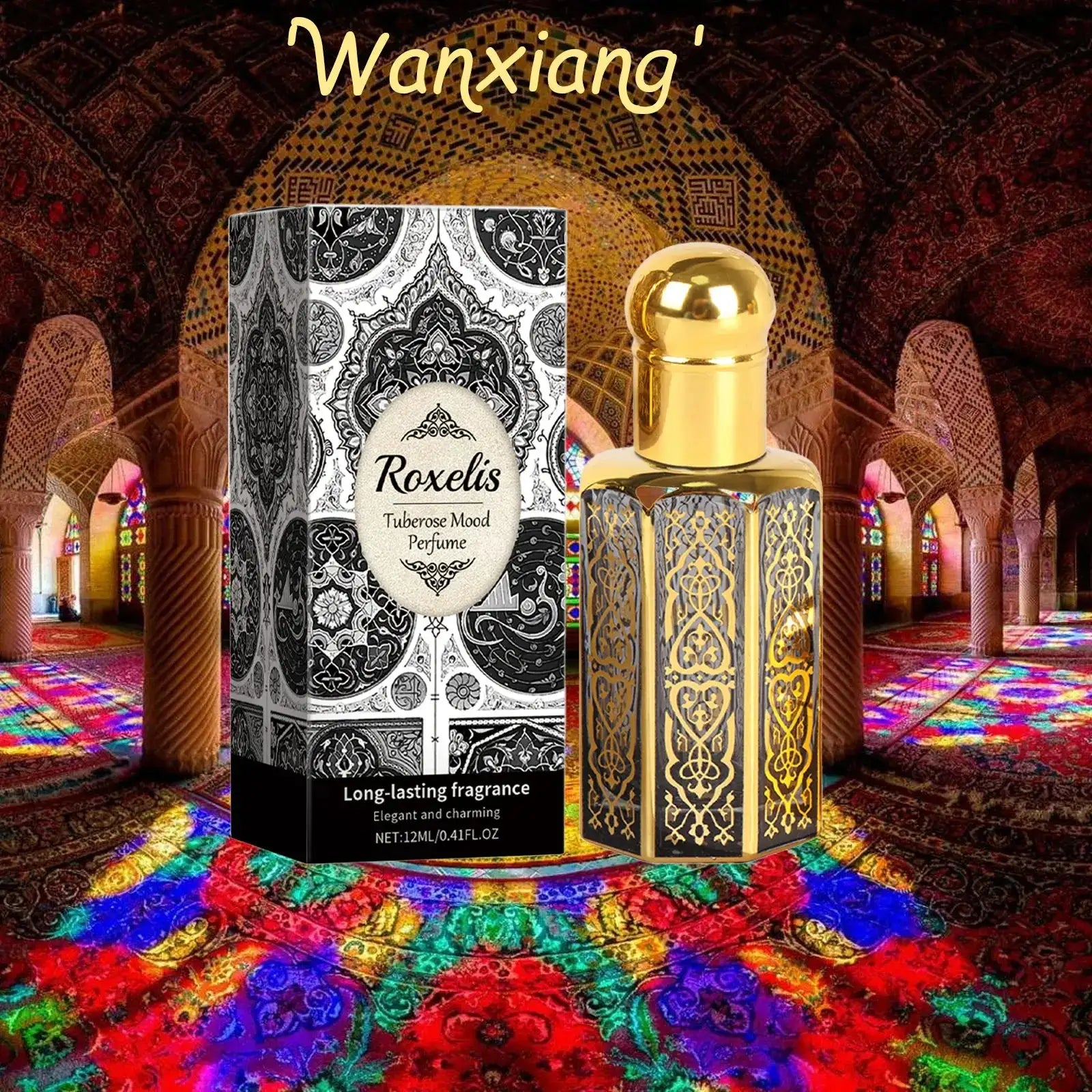 🌹 Roxelis Unisex Arabian Perfume Set – Long-Lasting Elegant Fragrances for Daily Wear & Gifting D