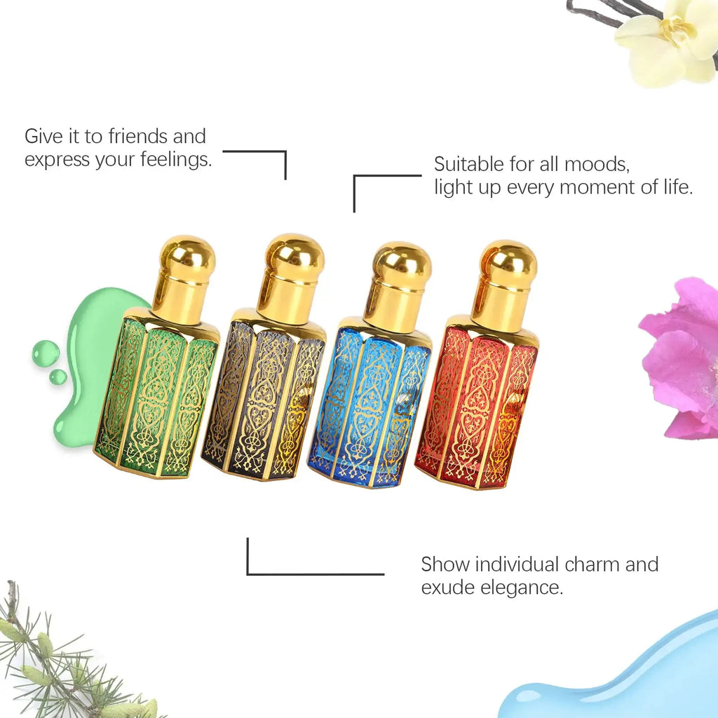 🌹 Roxelis Unisex Arabian Perfume Set – Long-Lasting Elegant Fragrances for Daily Wear & Gifting